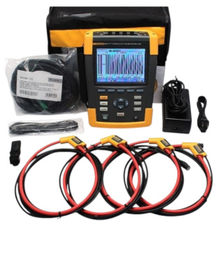FLUKE 438 SERIES II THREE PHASE POWER QUALITY &amp; MOTOR ANALYZER