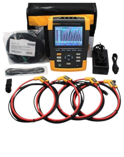 FLUKE 438 SERIES II THREE PHASE POWER QUALITY &amp; MOTOR ANALYZER