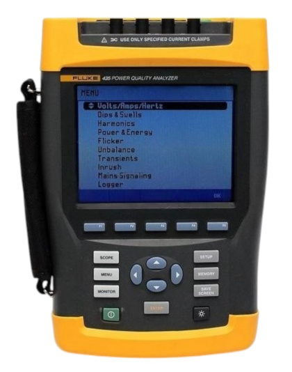 FLUKE 435 THREE PHASE POWER QUALITY ANALYZER METER