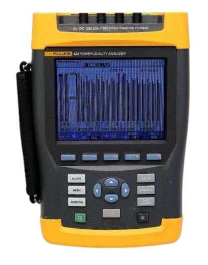 FLUKE 434 THREE PHASE POWER QUALITY ANALYZER METER