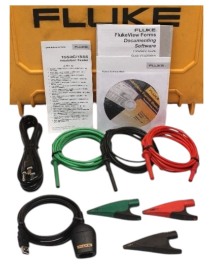 FLUKE 1550C DIGITAL MEGOHMMETER HIGH VOLTAGE TESTER