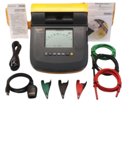 FLUKE 1550C DIGITAL MEGOHMMETER HIGH VOLTAGE TESTER